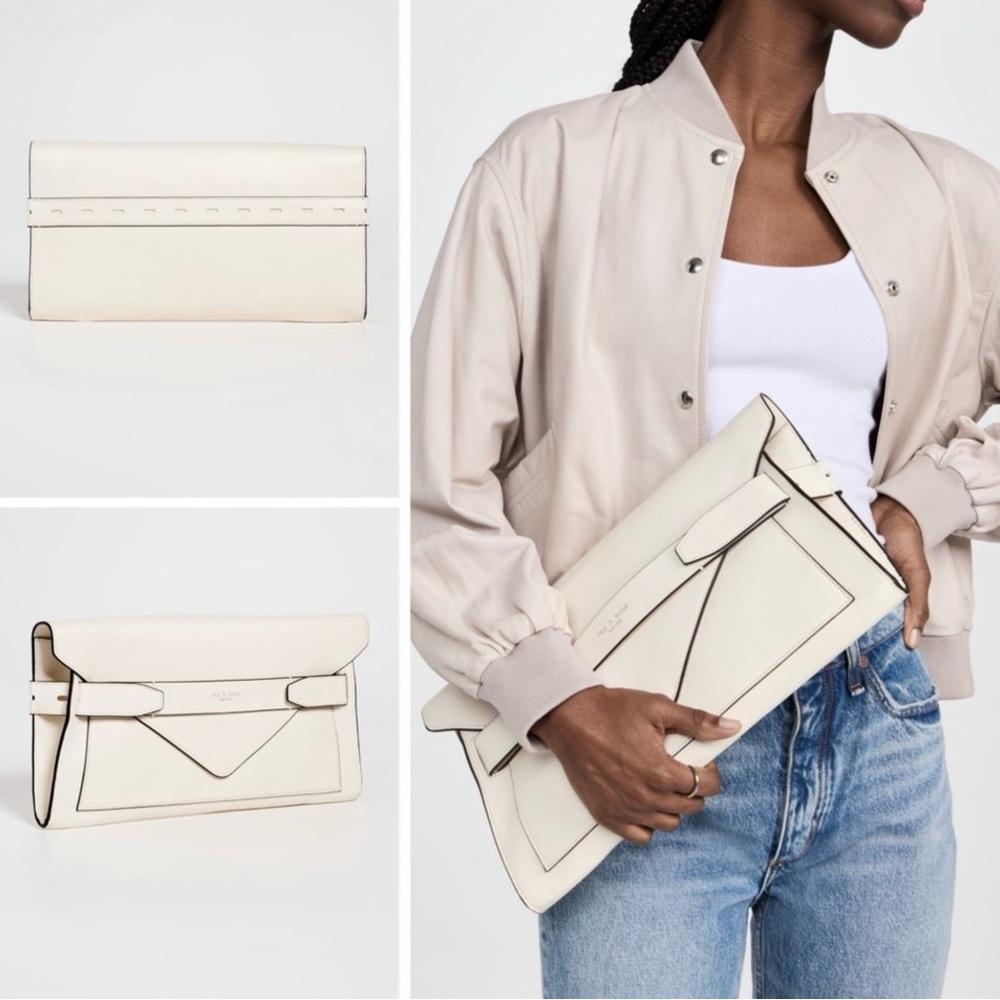 NEW RAG & BONE FIELD FOLIO CLUTCH